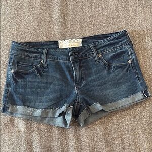 Altar’d State - Dark Blue Denim Women's Shorts - Size 28/7